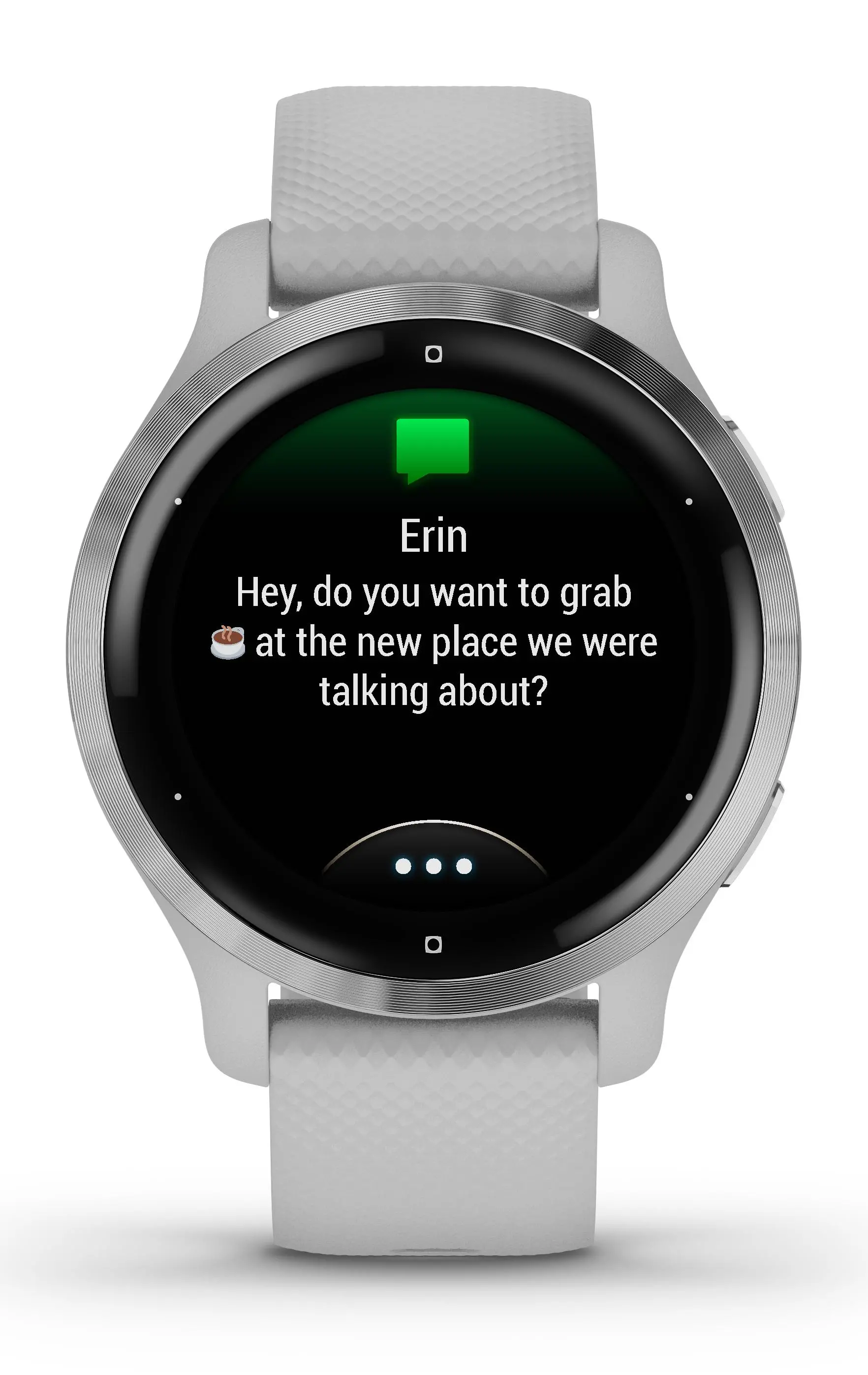 Smartwatch Garmin Venu 2S GPS Srebrno-biały