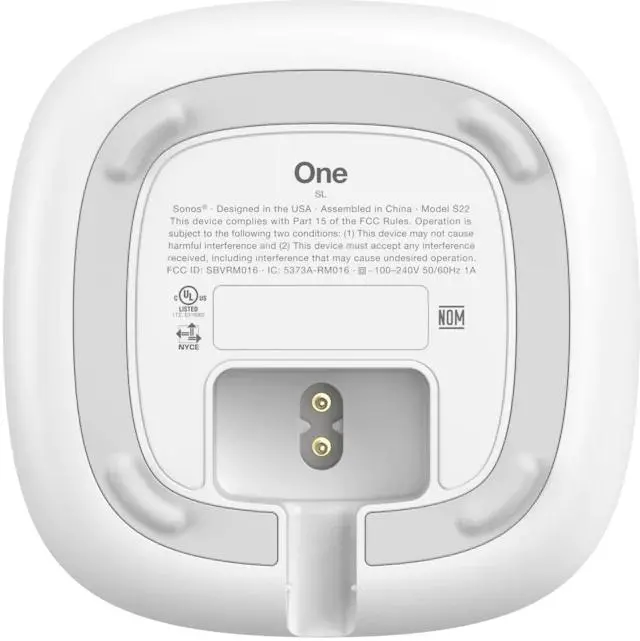 Głośnik multiroom Sonos One SL Biały