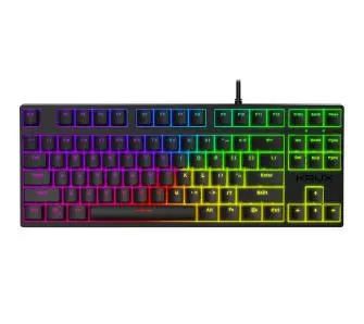 Klawiatura mechaniczna Krux Atax Pro RGB Gateron Brown Czarny