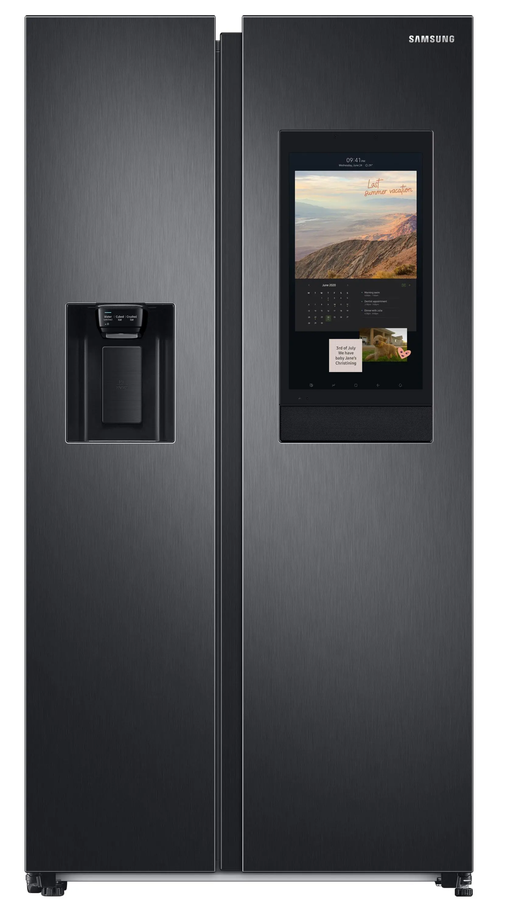 Lodówka Samsung Family Hub RS6HA8880B1 Pełny No Frost 178cm Dystrybutor wody Grafitowa Stal