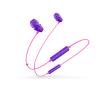 Słuchawki bezprzewodowe TCL SOCL100BT - dokanałowe - Bluetooth 4.2 - purpurowy