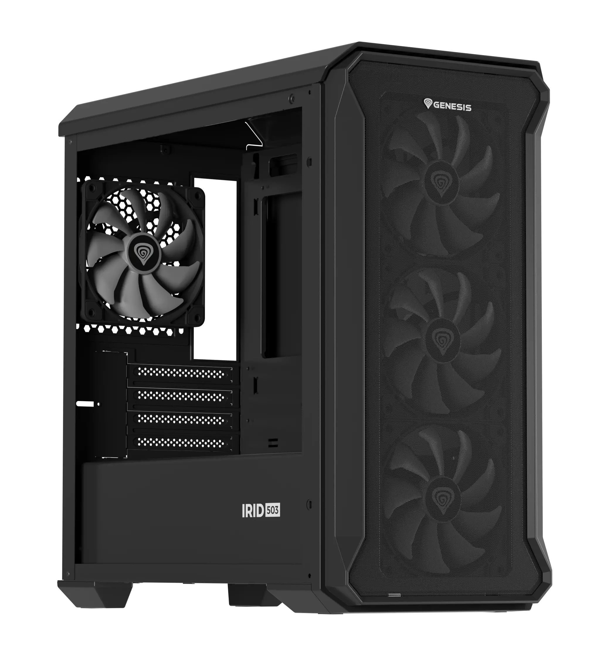 Obudowa Genesis Irid 503 V2 ARGB Czarny