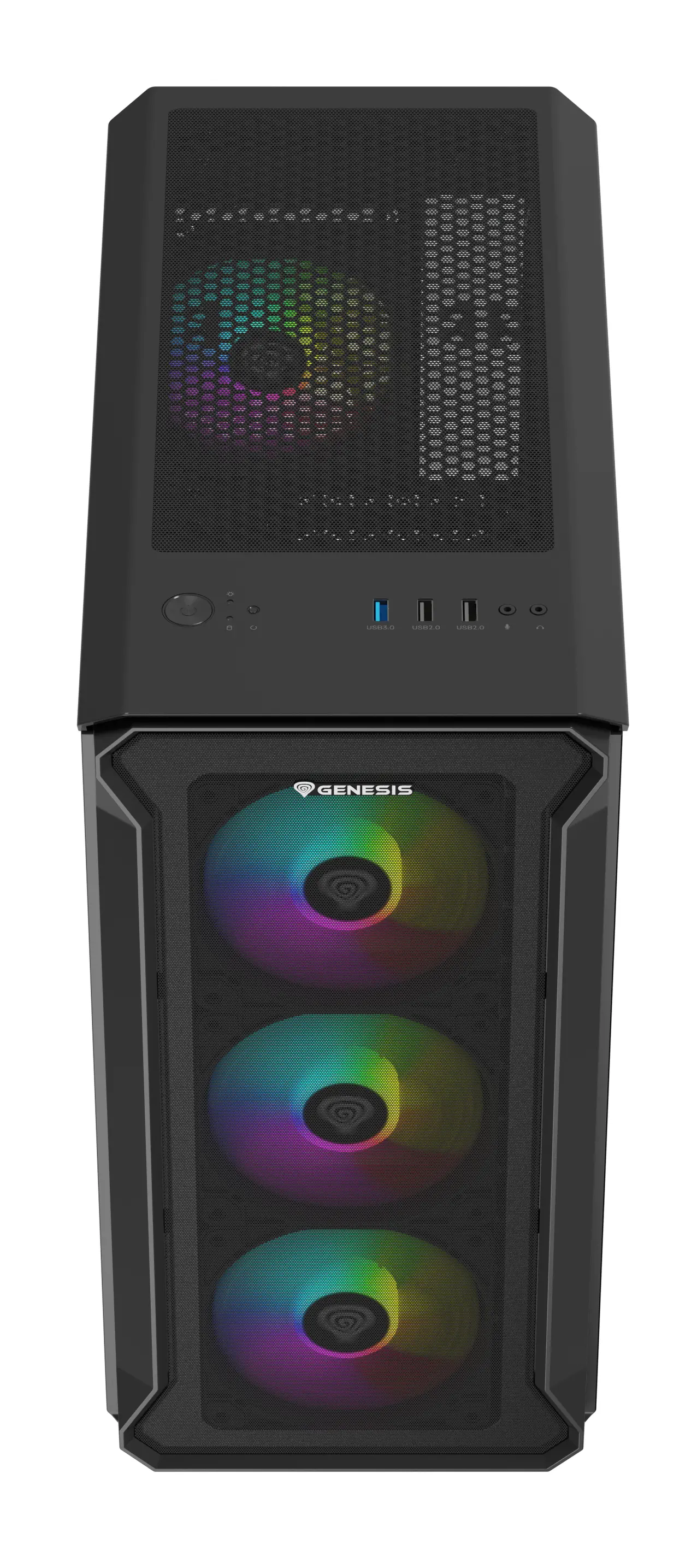 Obudowa Genesis Irid 503 V2 ARGB Czarny