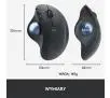 Myszka Logitech ERGO M575 Grafitowy