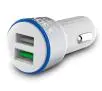 Ładowarka samochodowa Savio Quick Charge 3,0A SA-06/W Biały