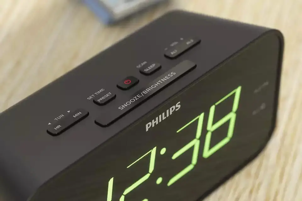 Radiobudzik Philips TAR3306/12 Czarny
