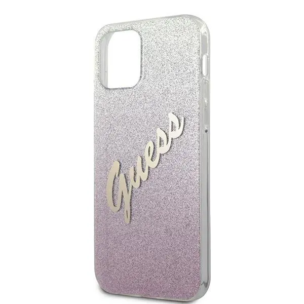 Etui Guess Glitter Gradient Script GUHCP12LPCUGLSPI do iPhone 12 Pro Max