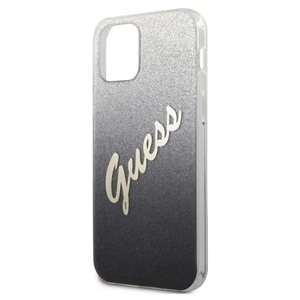 Etui Guess Glitter Gradient Script GUHCP12MPCUGLSBK do iPhone 12/12 Pro