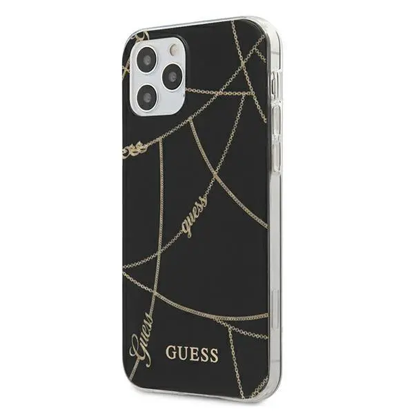 Etui Guess Gold Chain GUHCP12MPCUCHBK do iPhone 12/12 Pro