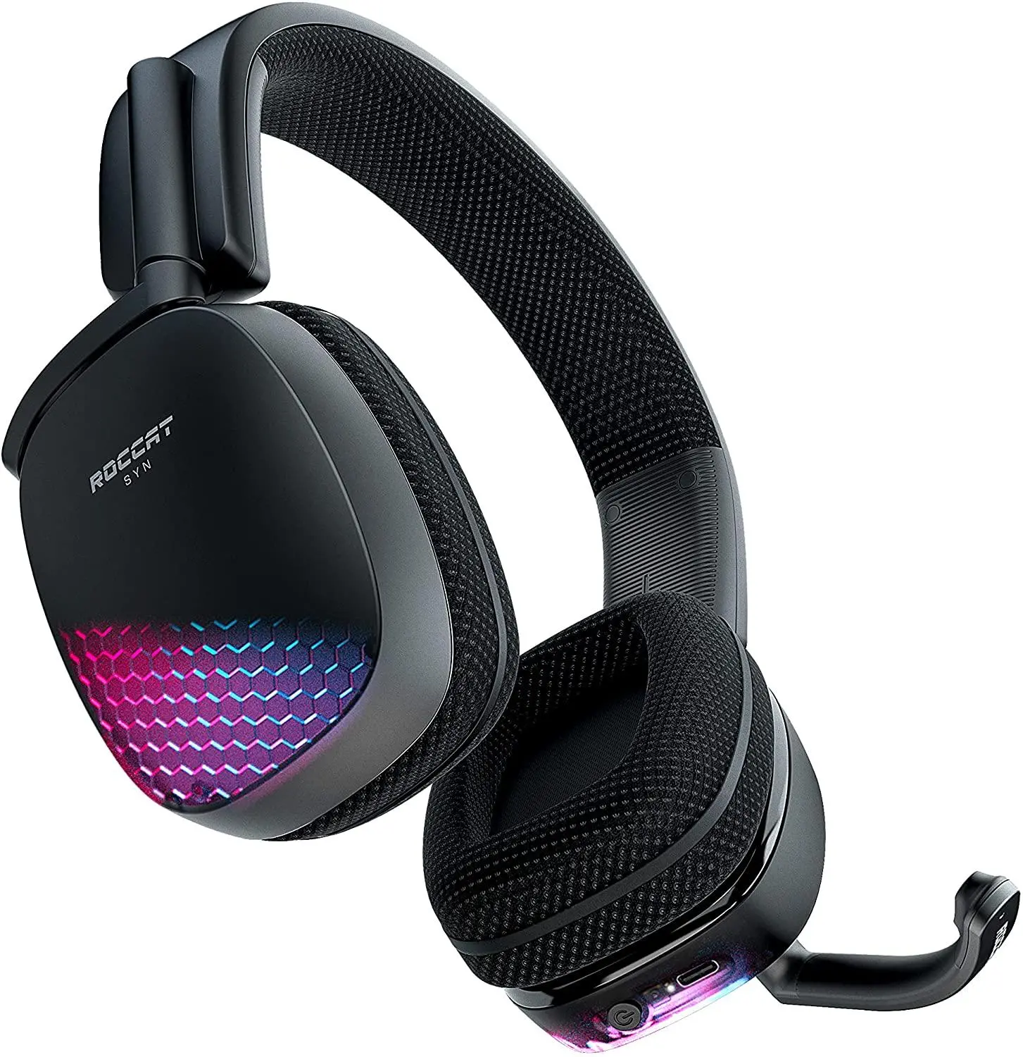 Słuchawki bezprzewodowe z mikrofonem Roccat Syn Pro Air Nauszne Czarny