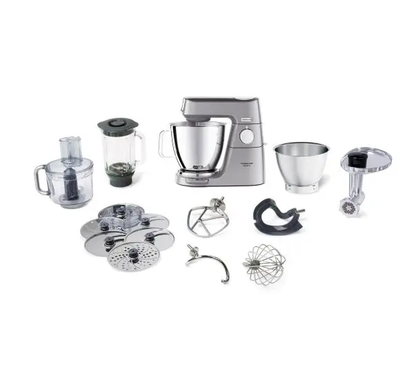 Kenwood KVL85.594SI Z wbudowaną wagą Dwiema misami do 4 kg ciasta