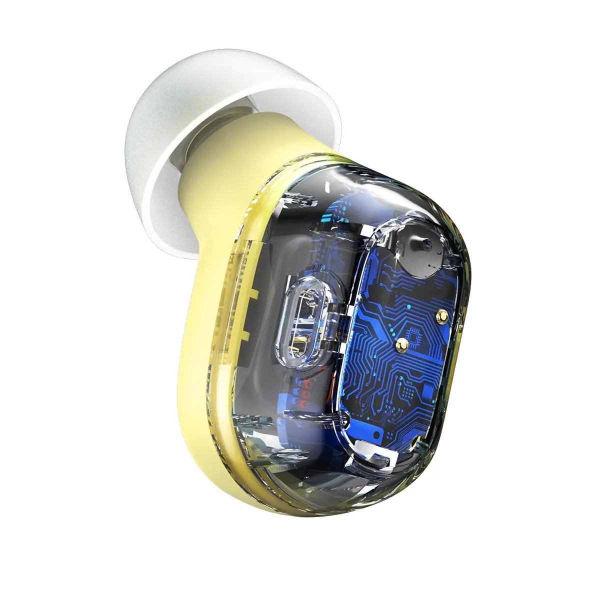 Słuchawki bezprzewodowe Baseus WM01 Dokanałowe Bluetooth 5.0 Żółty