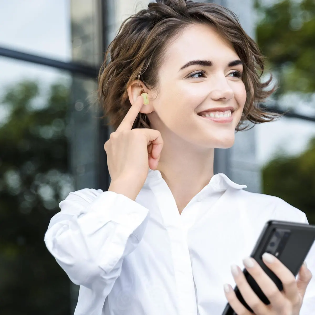 Słuchawki bezprzewodowe Baseus WM01 Dokanałowe Bluetooth 5.0 Żółty