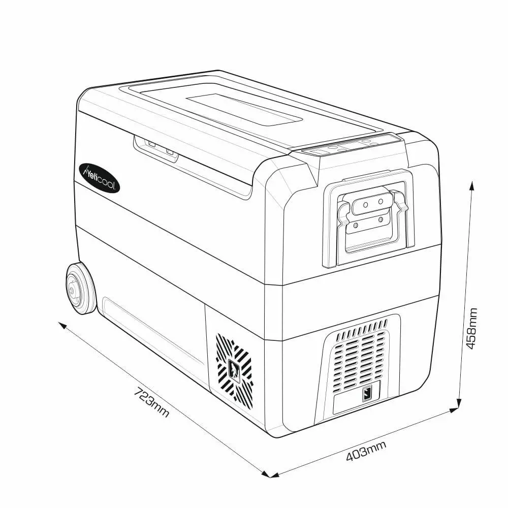 Lodówka Yeticool TX50 GREY DualZone 50l