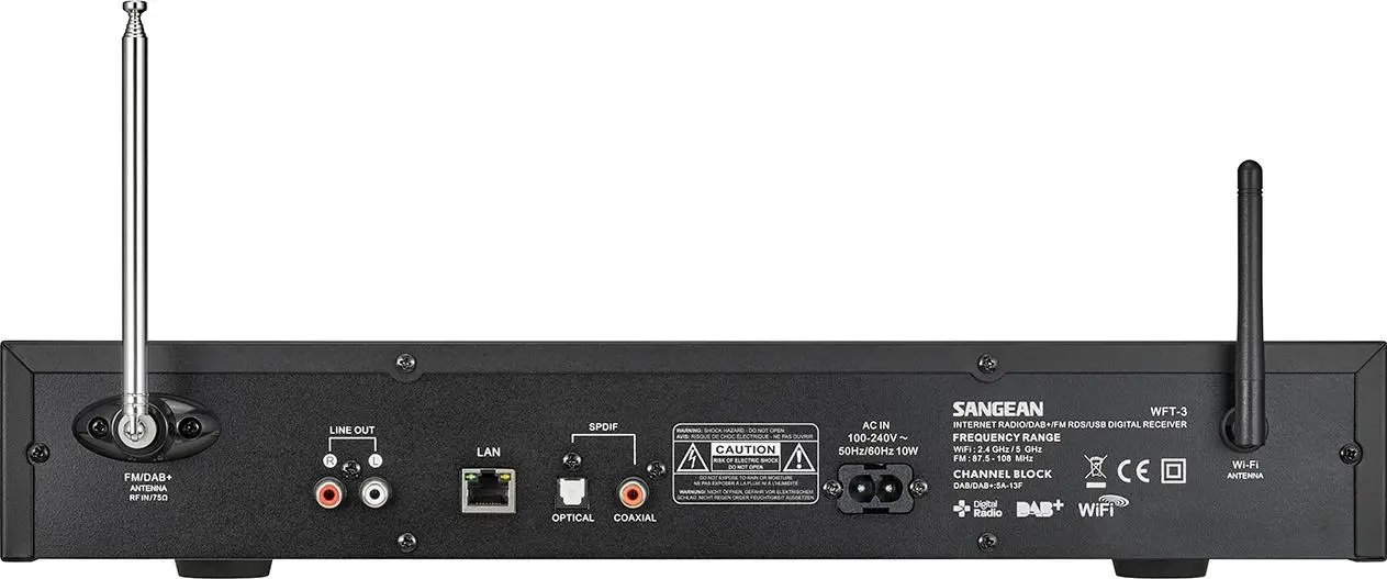 Tuner Sangean FUSION 600 WFT-3 Czarny