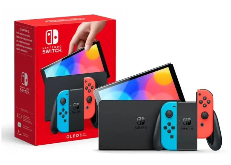 Konsola Nintendo Switch OLED Czerwono-niebieski