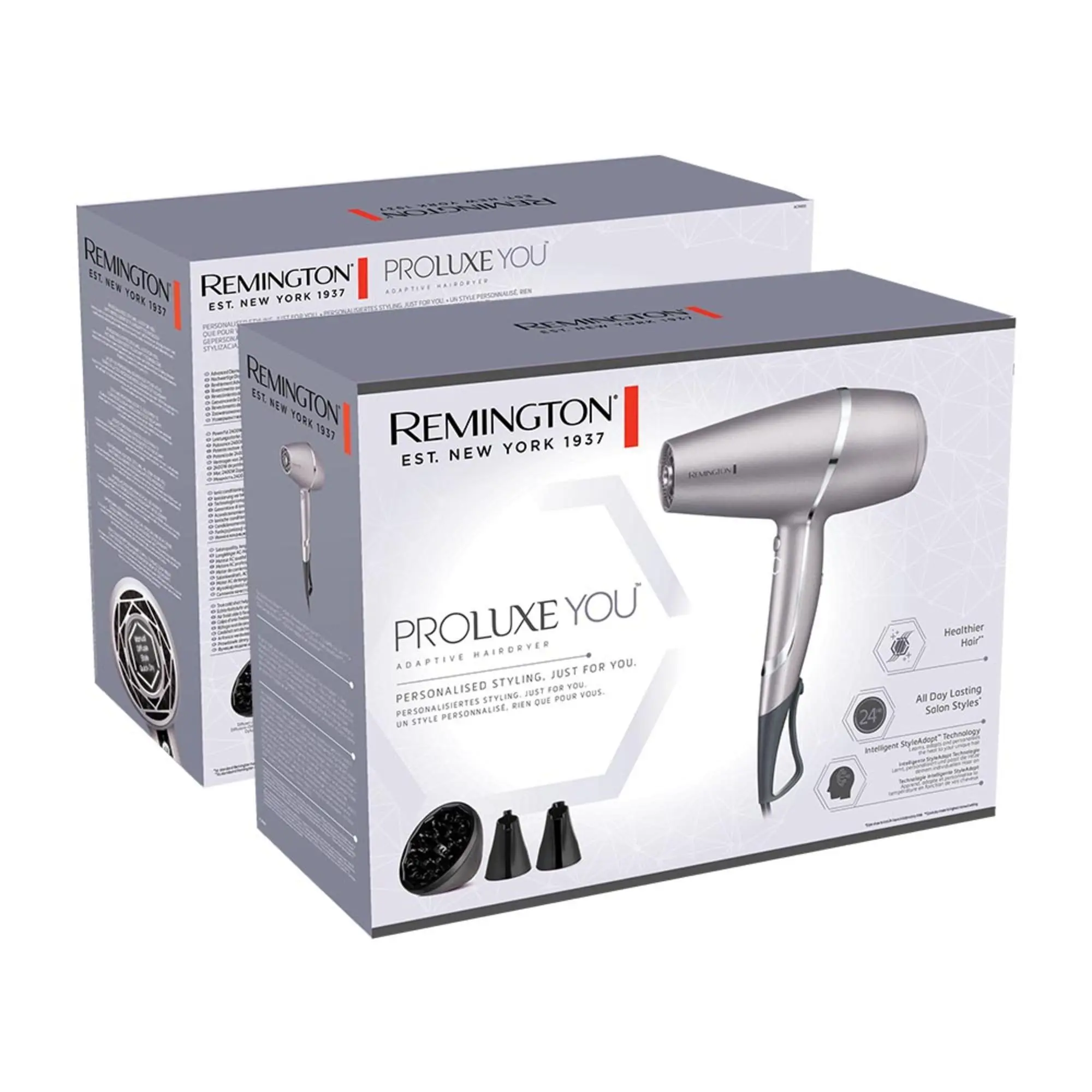 Suszarka do włosów Remington PROluxe You AC9800 Jonizacja Dyfuzor Zimny nawiew 2400W 2 prędkości