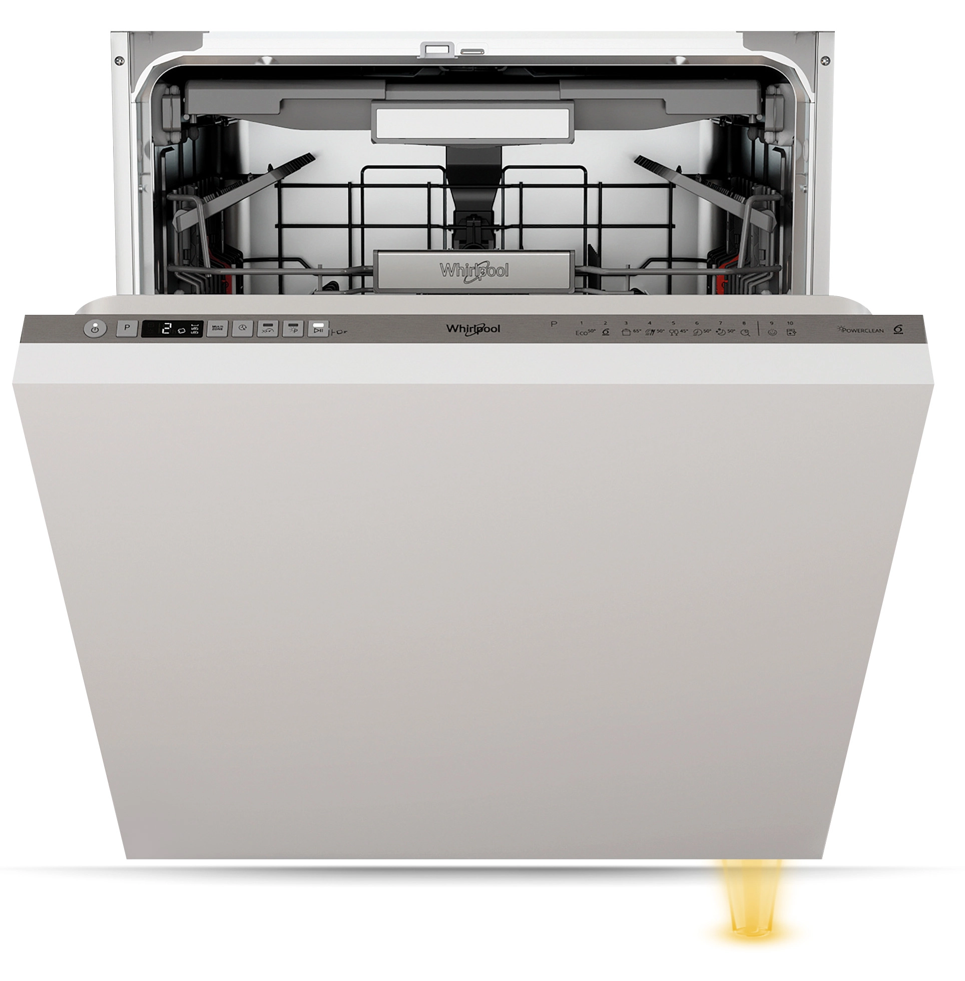 Zmywarka Whirlpool WIO3O540PELG 60cm Automatyczne otwieranie drzwi Szuflada na sztućce