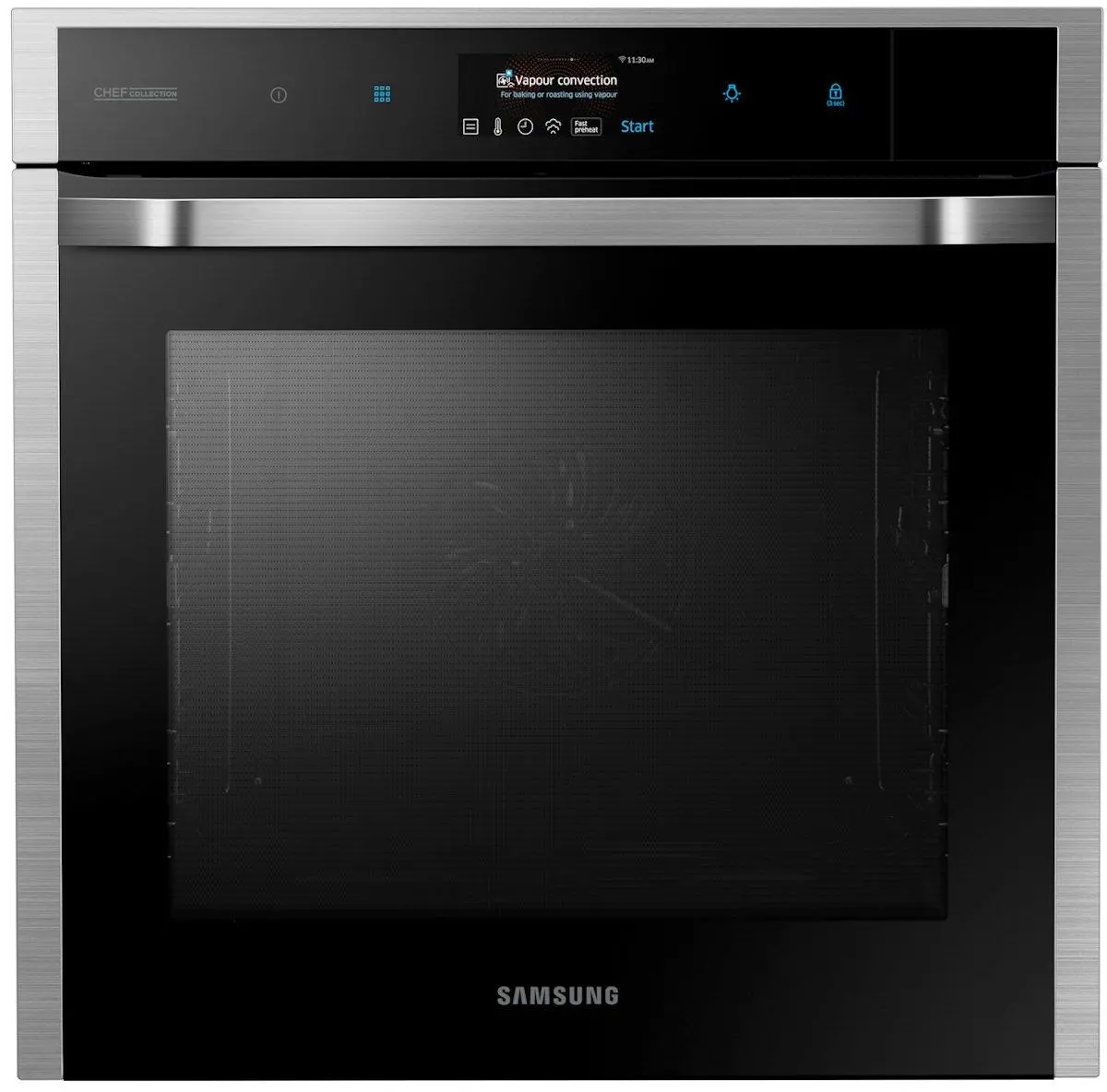 Piekarnik elektryczny Samsung Chef Collection NV73J9770RS Termoobieg Termosonda Zdalne sterowanie Czarny