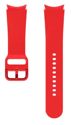 Pasek Samsung Sport 20mm M/L do Galaxy Watch 4 Czerwony