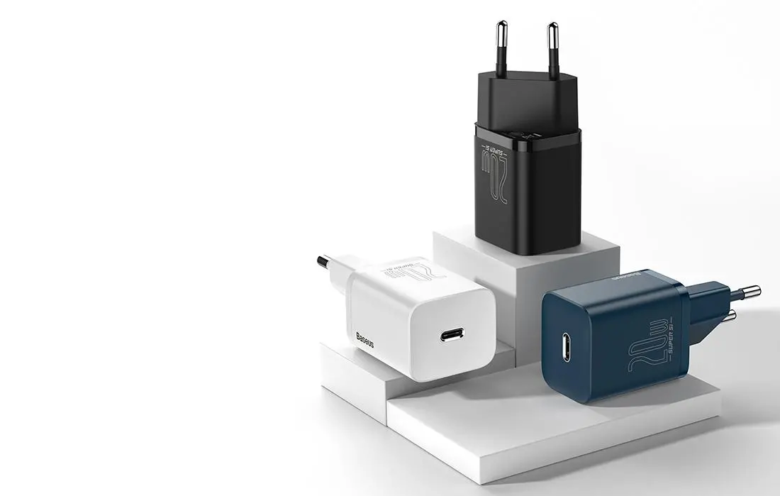 Ładowarka sieciowa Baseus CCSUP-B03 Super Si Quick Charger 1C 20W Nibieski