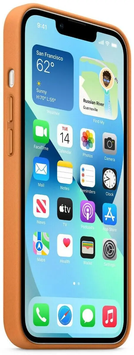 Etui Apple z MagSafe do iPhone 13 Złocisty brąz