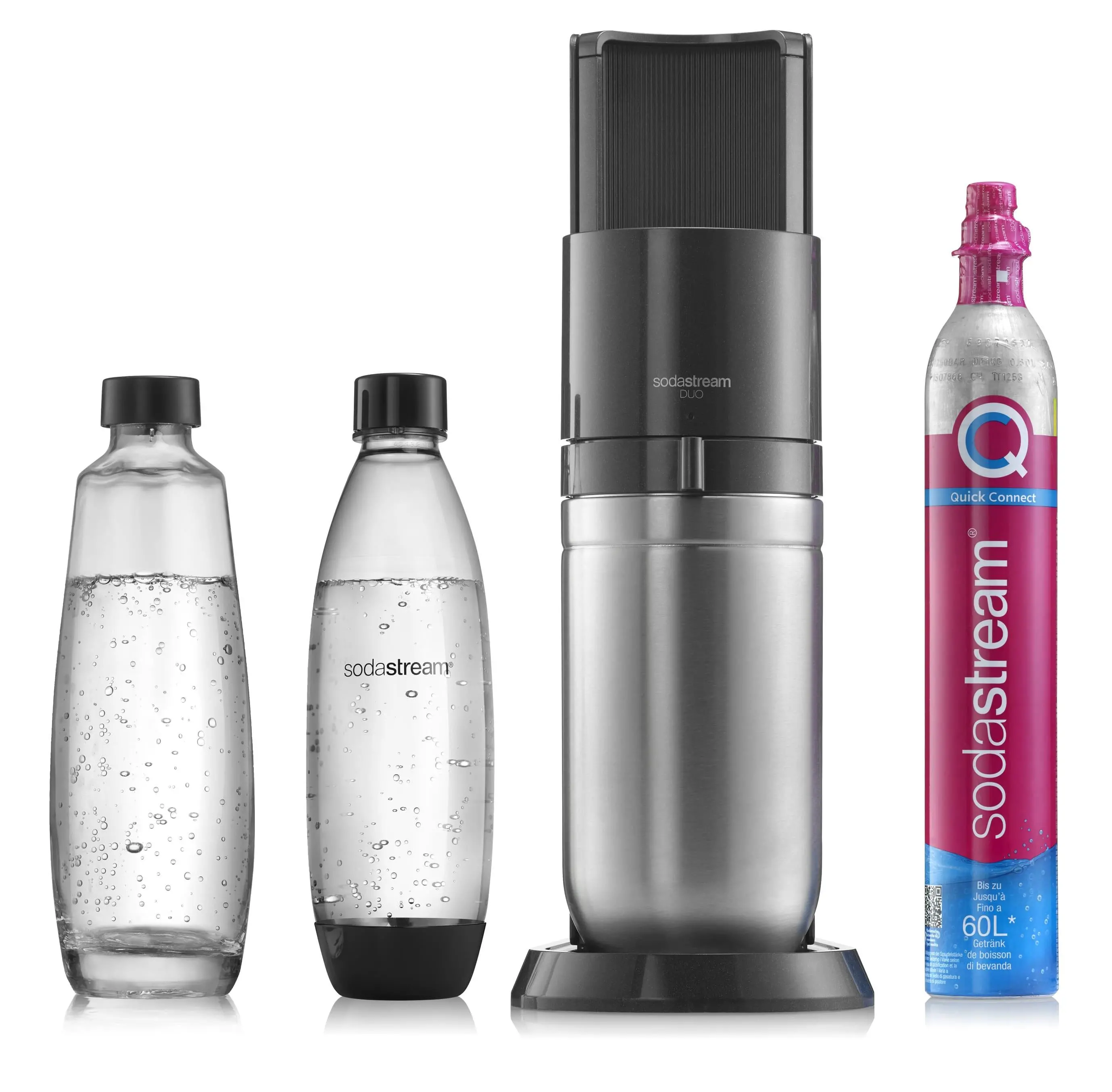 Sodastream Duo Czarny + Nabój z gazem CO2