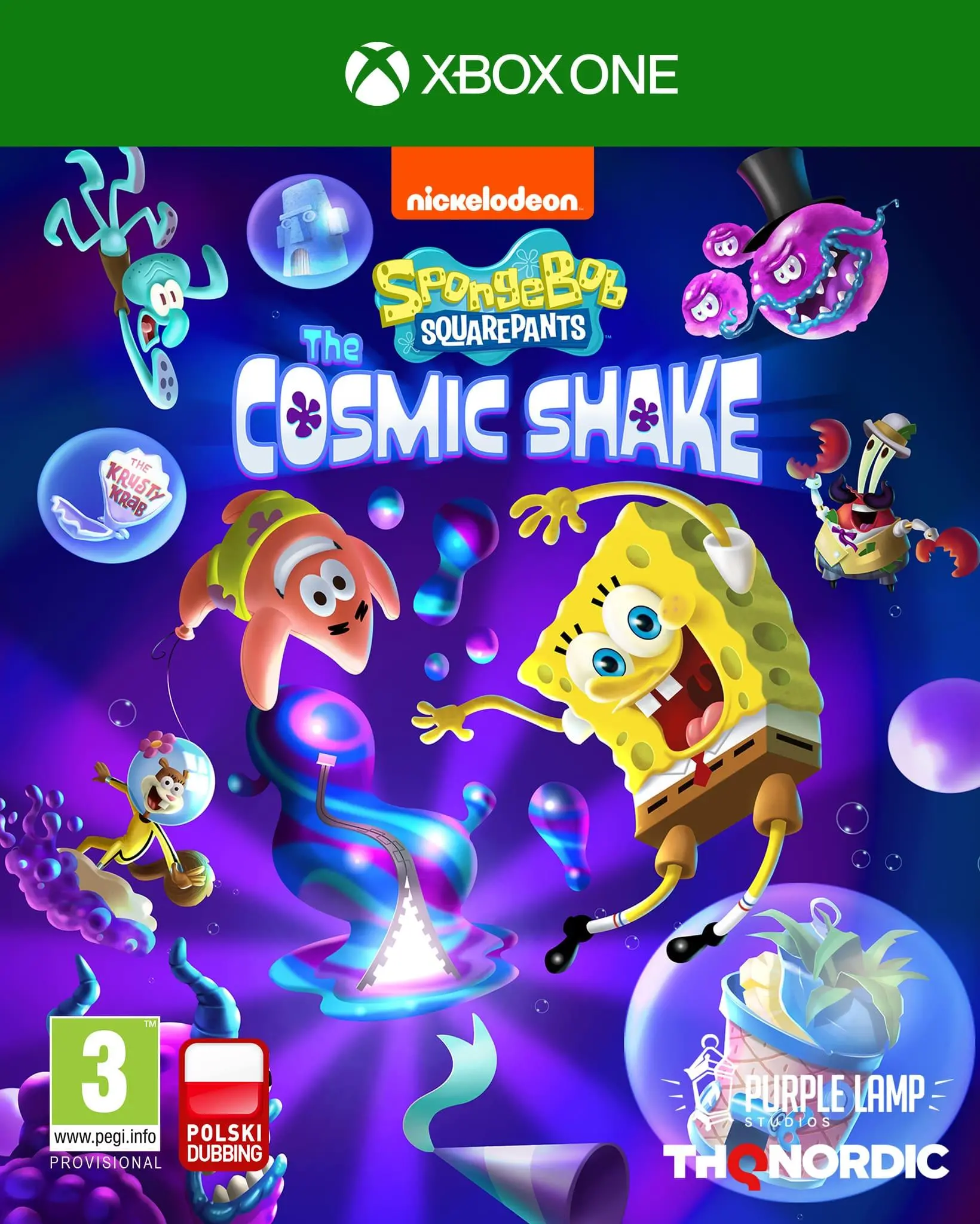 SpongeBob SquarePants Cosmic Shake Gra na Xbox One (Kompatybilna z Xbox Series X)