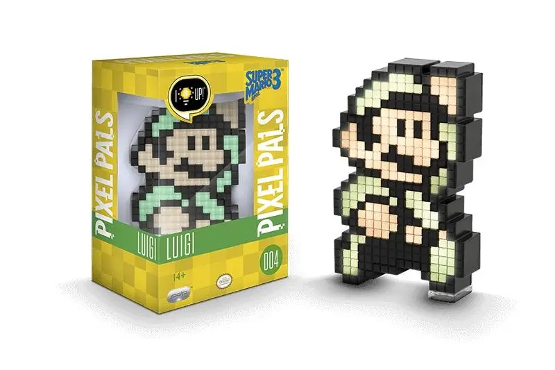 Świecąca figurka PDP PIXEL PALS Nintendo Luigi