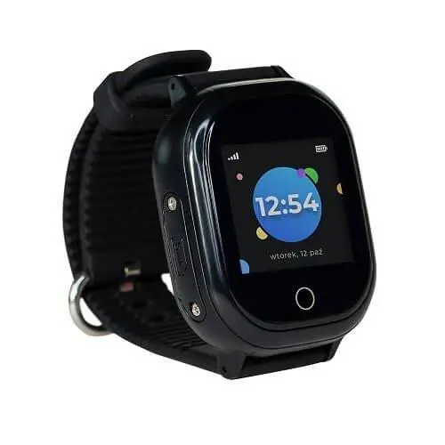 Smartwatch Locon Watch Lite S Czarny + Pakiet Bezpieczna Rodzina na 6 miesięcy