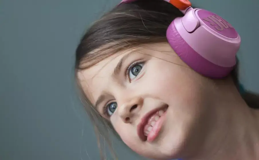 Słuchawki bezprzewodowe JBL JR460NC Dla dzieci Nauszne Bluetooth 5.0 Różowy