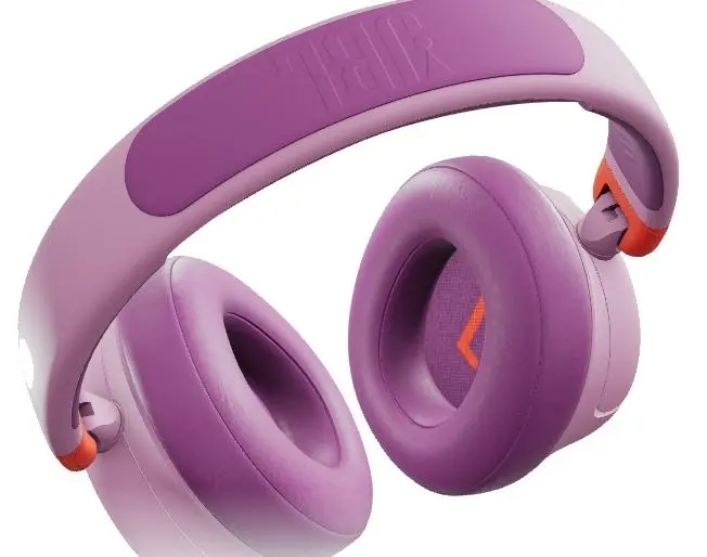 Słuchawki bezprzewodowe JBL JR460NC Dla dzieci Nauszne Bluetooth 5.0 Różowy
