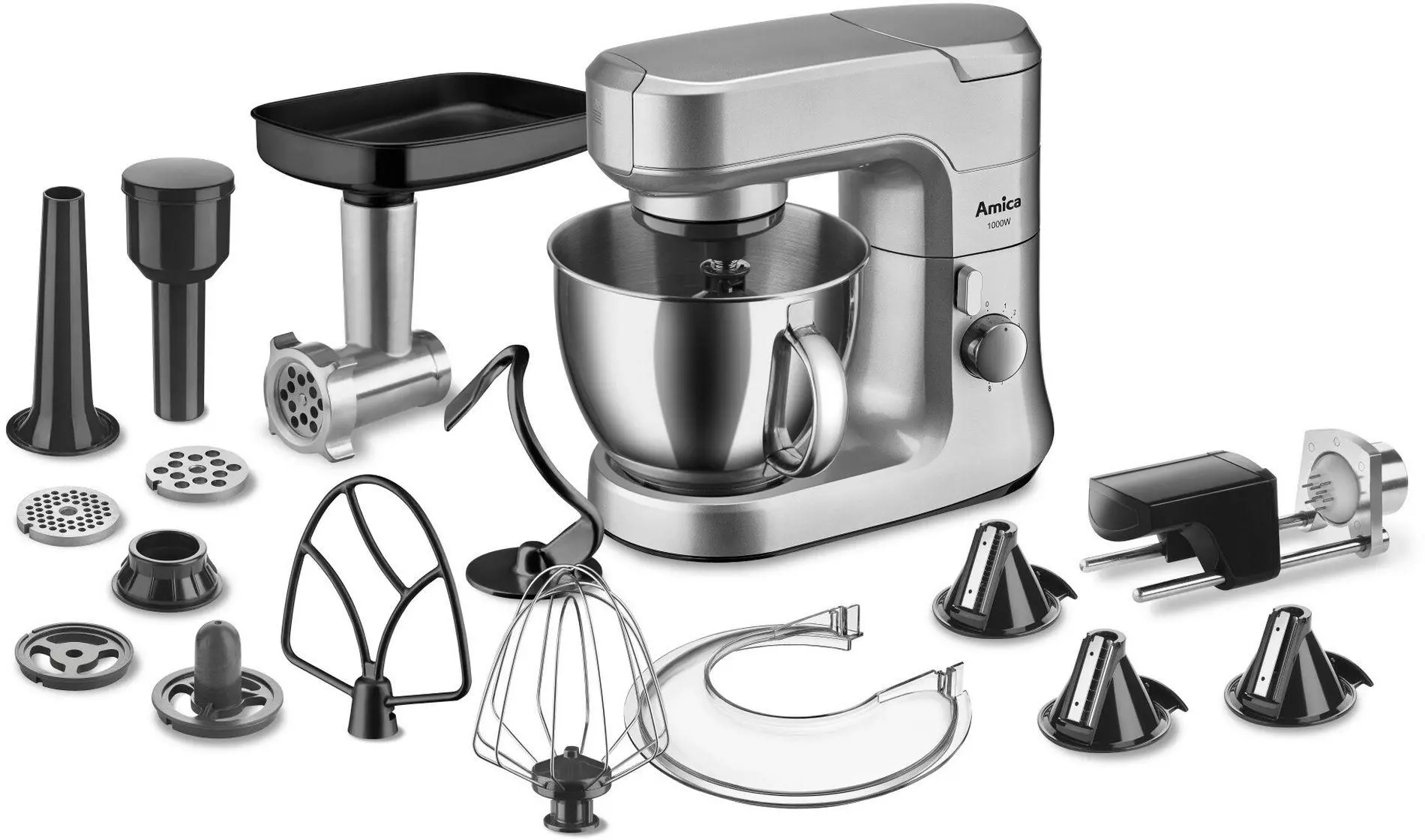 Robot planetarny Amica KML 6011 1000W Maszynka do mielenia Spiralizer
