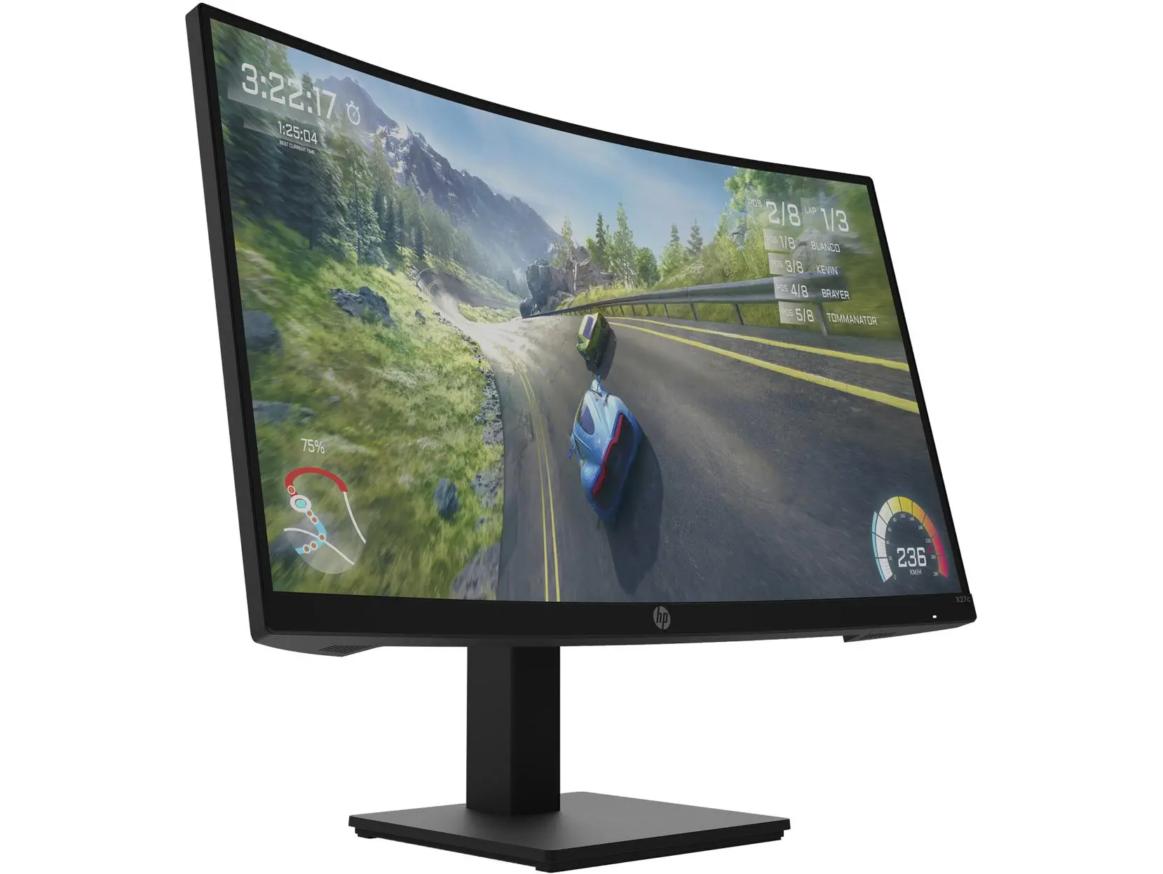 Monitor HP X27c  27" Full HD VA 165Hz 1ms Zakrzywiony Gamingowy