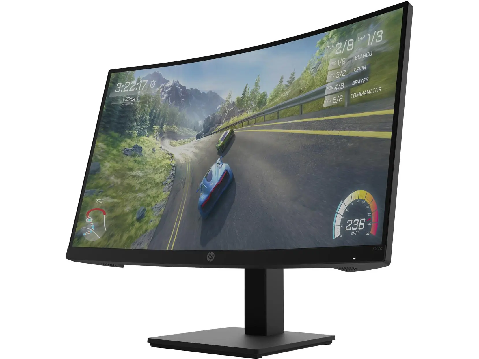 Monitor HP X27c  27" Full HD VA 165Hz 1ms Zakrzywiony Gamingowy