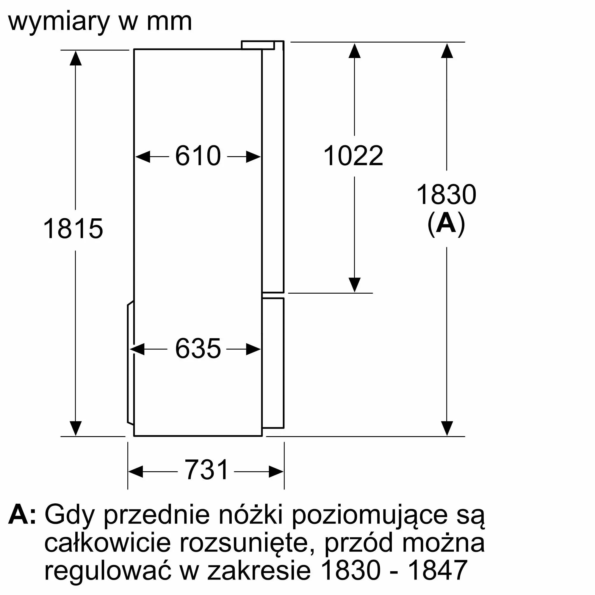 Lodówka Bosch Serie 4 KFN96VPEA Pełny No Frost 183cm Szuflada z kontrolą wilgotności Stalowy