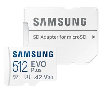Karta pamięci Samsung Evo Plus microSD 512GB 130/120 A2 V30