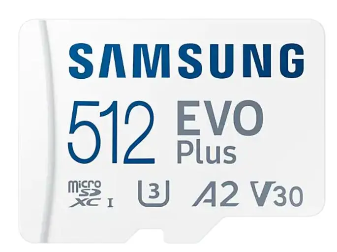 Karta pamięci Samsung Evo Plus microSDXC 512GB 130/120 A2 V30