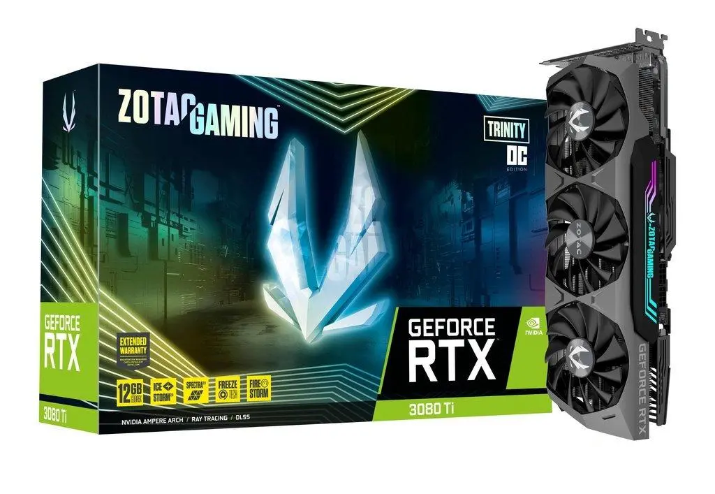 Karta graficzna Zotac GeForce RTX 3080 Ti Trinity OC LHR 12GB GDDR6X 384bit DLSS