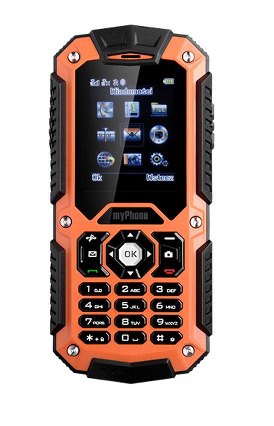 Telefon myPhone Hammer (pomarańczowy)