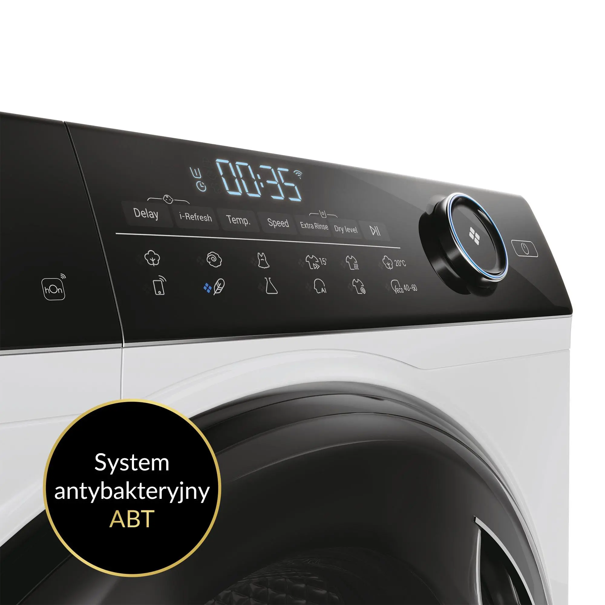 Pralko-suszarka Haier I-Pro 5 HWD80-B14959U1 i-Refresh 46cm 8kg/5kg Zdalne sterowanie