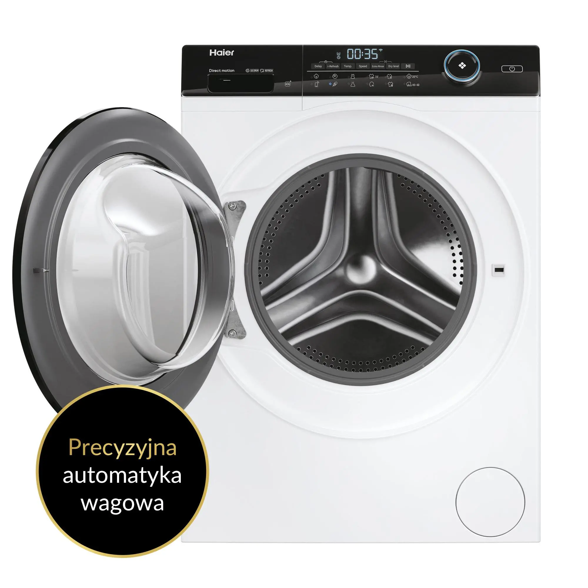 Pralko-suszarka Haier I-Pro 5 HWD80-B14959U1 i-Refresh 46cm 8kg/5kg Zdalne sterowanie