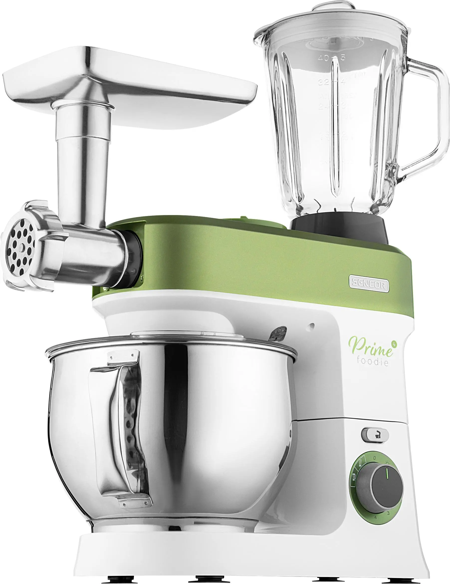 Robot planetarny Sencor STM 3780GG 1200W Maszynka do mielenia Szatkownica Blender kielichowy