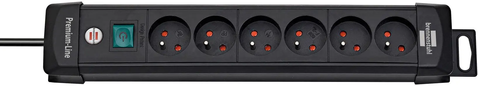 Listwa Brennenstuhl Premium-Line 1951164100 6 gniazd 3m Czarny