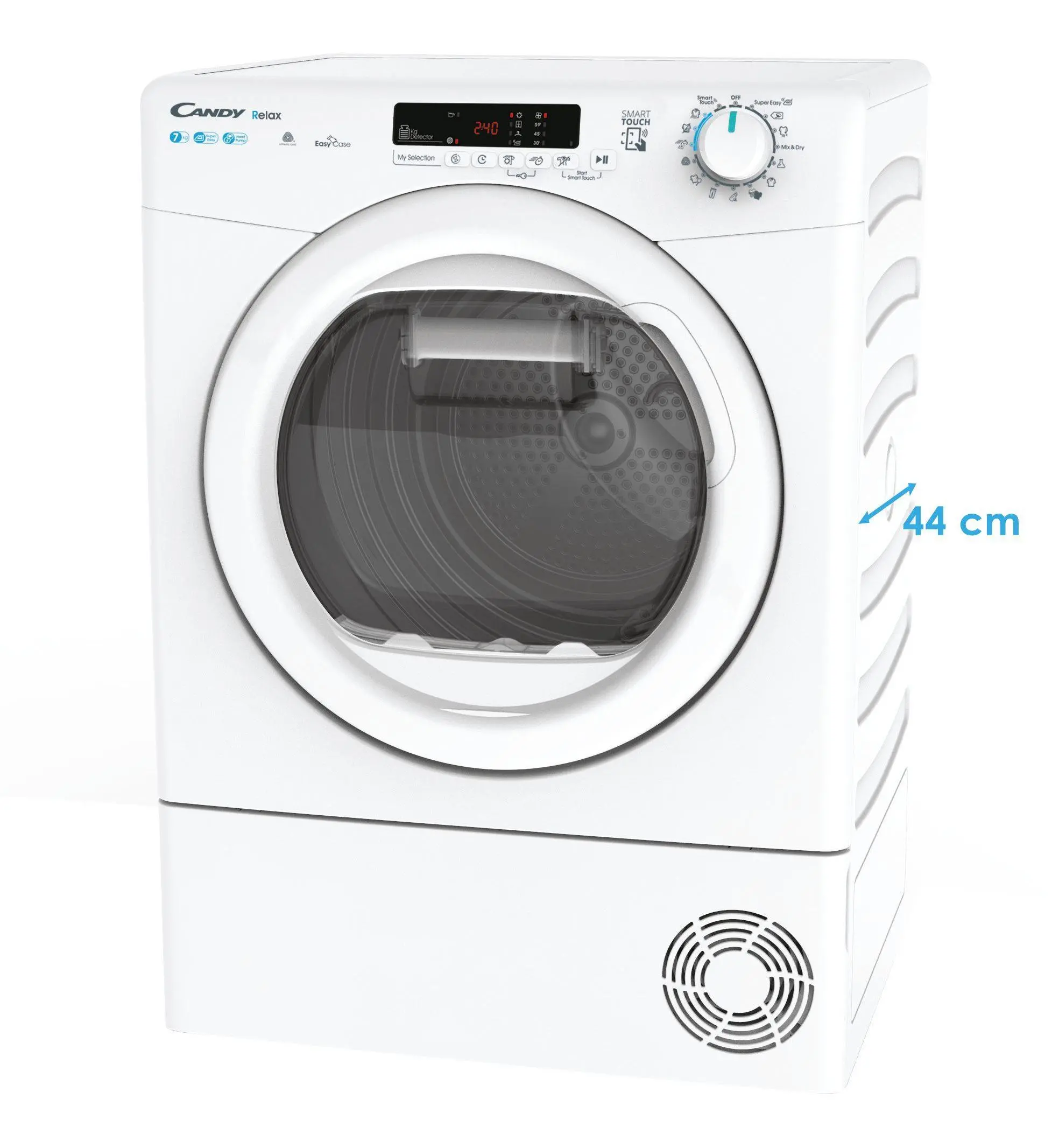 Suszarka Candy Smart CR4 H7A1DE-S Slim 46,5cm 7kg