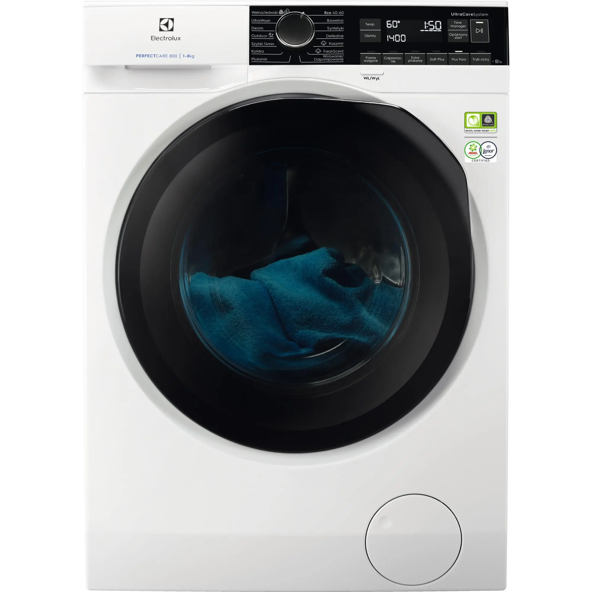 Pralka Electrolux 800 UltraCare EW8FN248BP 8kg 1400obr/min