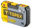 Topex 38D640 1/4" CRV 46 szt.