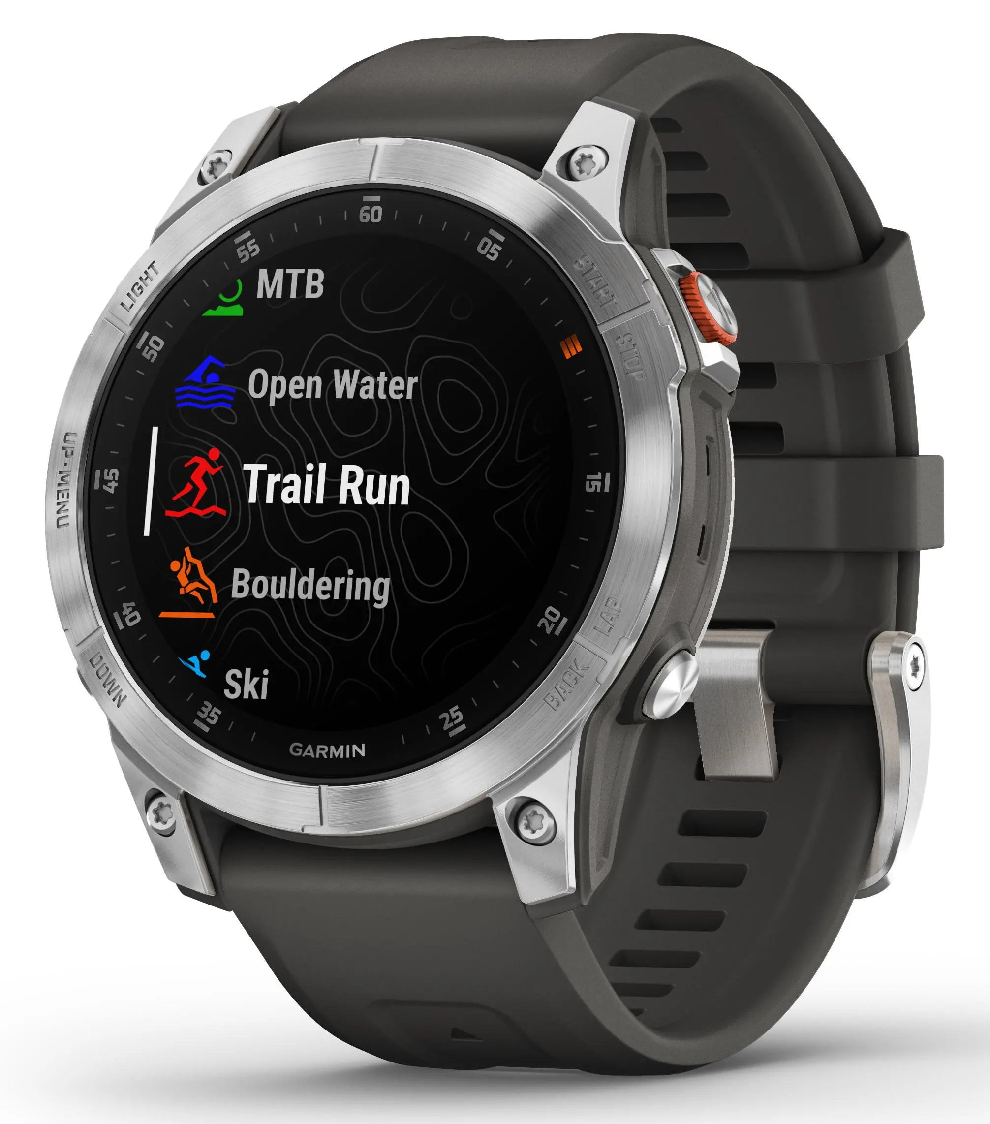 Smartwatch Garmin epix 2 47mm GPS Czarno-srebrny