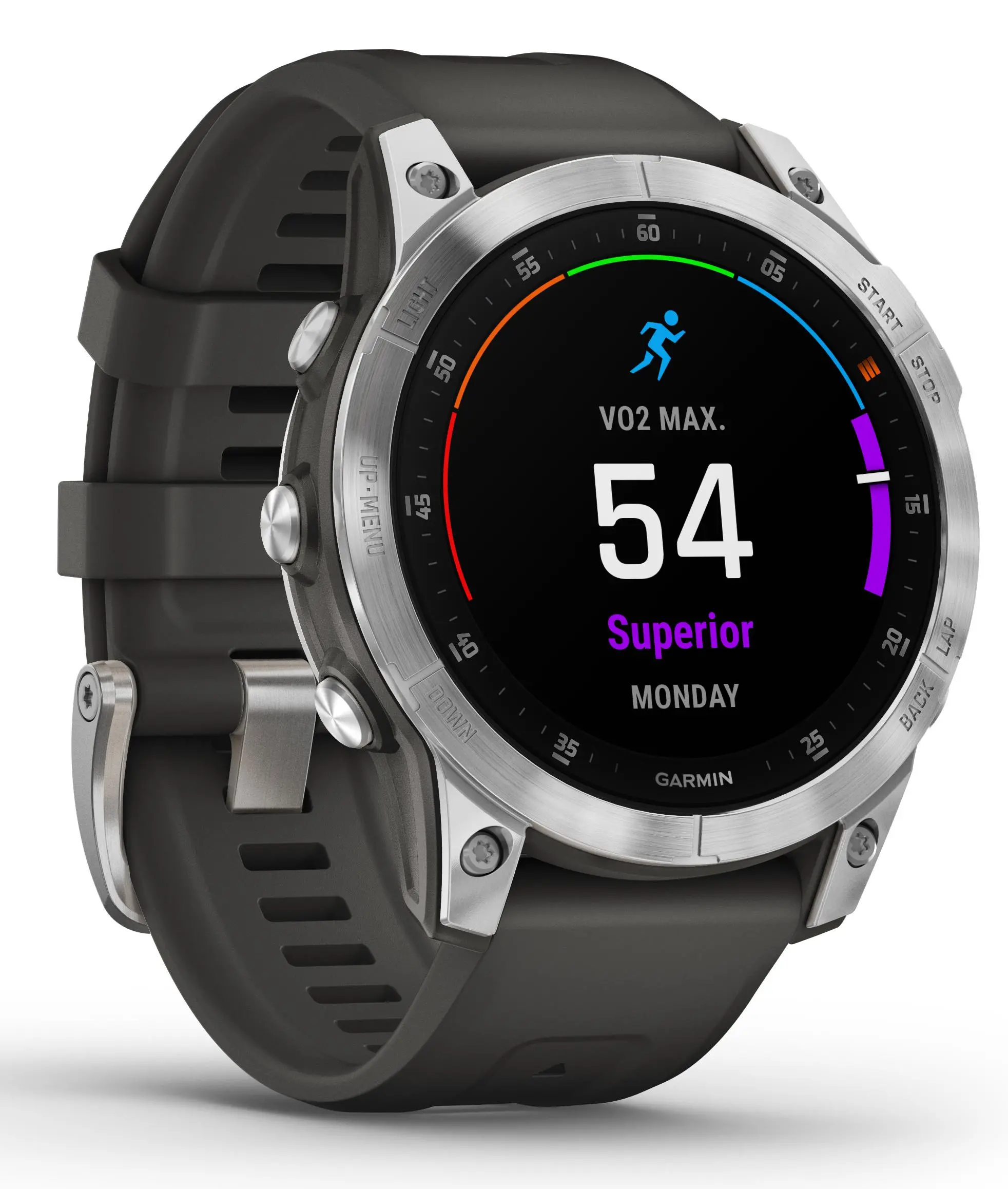 Smartwatch Garmin epix 2 47mm GPS Czarno-srebrny