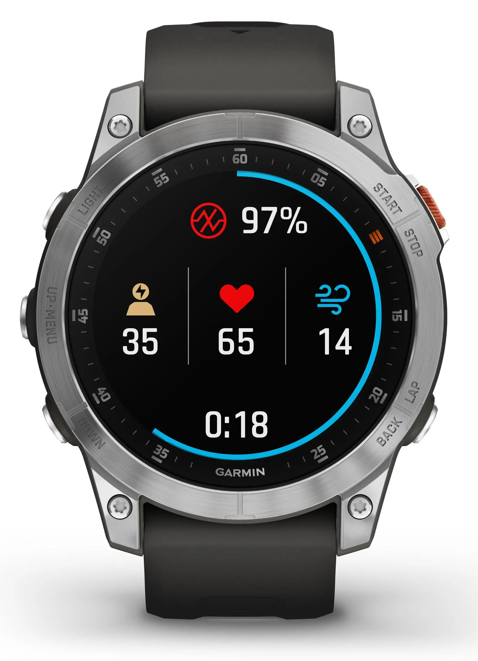 Smartwatch Garmin epix 2 47mm GPS Czarno-srebrny